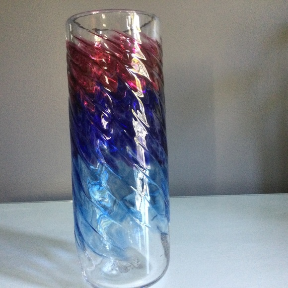 Signed Art Glass Vase - Picture 6 of 10